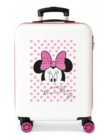 TROLLEY ABS 55CM.4R.MICKEY  MINNIE LUGGAGE SIGN OF MINNIE